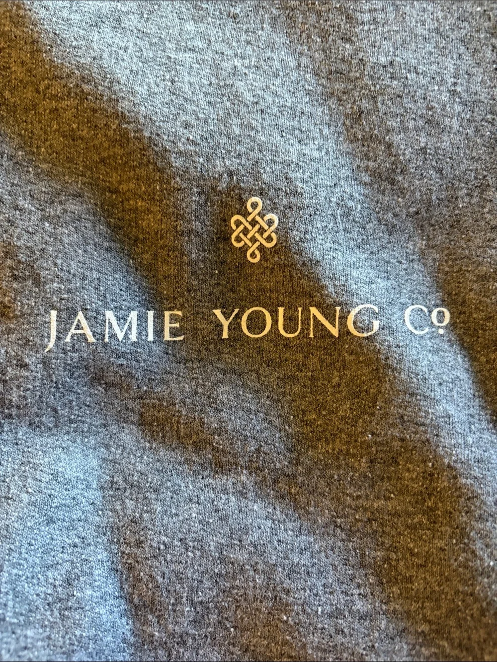 Jamie Young Men’s Gray Zip-Up Hoodie Jacket